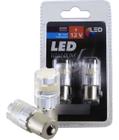 Par Lampadas 1156 Led Potente Branca 1 Polo 6000k Titanium