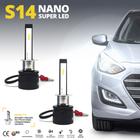 Par Lâmpadas H1 Farol Alto Chery Tiggo 2012 2014 2015 2016 Super Led Mini Nano 6000k Sem Adaptar Furar Tampa Shocklight S14