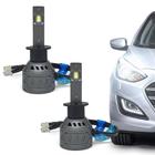 Par Lâmpadas H1 Farol Alto Ford Focus Ultra Led 10000 Lumens Canbus Canceller Não Acusa 2010 2011 2012 2013 2014 2015