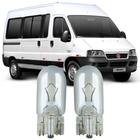 Par Lâmpadas Pingo Original Esmagada T10 12v 5w 2825 Fiat Ducato Faroleta Teto Placa Lanterna