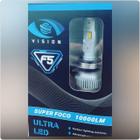 Par Lâmpadas Ultra Led H3 Vision F7 10000 Lumens Cada