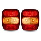 Par Lanterna Ford Vw Euro 5 LED Cristal MT 24V - LANTERSUL