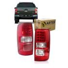 Par Lanterna Traseira Led Bicolor Neblina Arteb Chevrolet S10 2012 A 2018 Kit2513