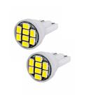 Par Led Meia Luz Pingo T10 Automotivo Carro Moto Placa Ré