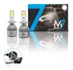 Par Luz Led Farol de Carro M7 Encaixe H7 50w Potencia 12v