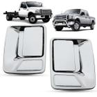 Par Maçaneta Externa Porta Traseira Cromada Ford F250 F350 F4000 1998 a 2016 - CLICKAR