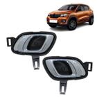 Par Maçanetas Internas Dianteira Kwid Cromada Completa