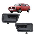 Par Maçanetas Internas Gol BX L S 1980-1986 Preta