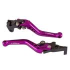 Par Manete Esportivo Alumínio Anodizado Roxo Kawasaki Z 800