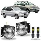 Par milha fiat palio weekend adv g2 g3 super branca led 6000