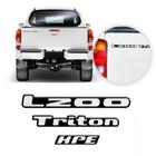 Par Mitsubishi L200 Triton HPE Kit Emblema Adesivo Resinado - Leandrini