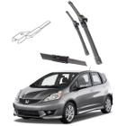 Par Palheta Limpador Para-brisa Honda Fit 2009 A 2014