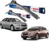 Par Palheta Limpador Parabrisa Original Bosch Cruze Sedan Hatch Sport 2011 2012 2013 2014 2015 2016(NÃO SERVE NO 2017 EM DIANTE)