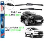 Par Palheta Limpador Parabrisa Original Bosch Ford Ka 2014 2015 2016 2017 2018 2019 2020 ECOSPORT 2013 2014 2015 2016 2017/2017