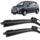 Par Palheta Limpador ParaBrisa Picanto 2003 04 05 06 07 08 2009 10 11 12 Silicone encaixe Gancho - SW AutoMance