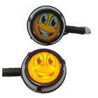 Par Pisca led Moto Universal Emoji Sortido