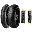 Par Pneu Cbr 1000 Rr Fireblade 190/50r17 + 120/70r17 Angel Gt Pirelli + Selantes