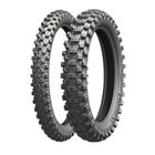 Par Pneu Michelin TRACKER 80/100-21 + 120/90-18 Cross Enduro