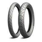 Par Pneu Moto Michelin PILOT STREET 2 90/90-18 + 100/90-18 Honda CG Titan 160 (opcional)