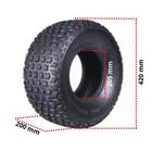 Par Pneus quadriciclo 18 x 8.5-8 mini buggy, kart, patinete - Rx