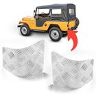 Par Proteção Traseira Carroceria Jeep Cj5 1957-1982 Alumínio