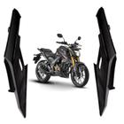 Par Rabeta Lateral Traseira Preto Brilho Cb300f Twister 2023 2024 2025