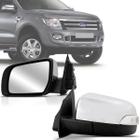 Par Retrovisor Cromado Ranger 2013 2014 2015 Com Pisca