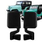 Par Retrovisor Jeep Willys Cj3 e Cj5 1954 a 1982 Preto