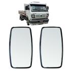 Par Retrovisor Liso 32X18 Caminhão Para Volkswagen Delivery