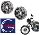 Par Rolamento Nachi 6301 Biz Bros Nxr Strada Cg Fan Titan