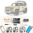 para Lego Technic Land Rover Defender 42110 Motor e Kit de Atualização de Controle Remoto, 3 Motores, APP 4 Modos de Controle, Presente de Qualidade, Conjunto de Funções de Potência Compatível com Lego 42110 (Modelo Não Incluído)