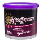 Parafina Bronzeadora Com Ativador Miss Bronze Beterraba 340g