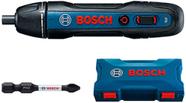 Parafusadeira Bosch a Bateria Go 3,6V BIVOLT com 2 Bits e 1 cabo USB com 2 Bits e 1 cabo USB
