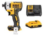 PARAFUSADEIRA DCF887B-B3 20V DEWALT C/Carreg rap e bat