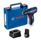 Parafusadeira e Furadeira a Bateria de 3/8" Bosch GSR 120-LI, 12V, Com 1 Bateria 2,0Ah e Carregador