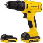 Parafusadeira e Furadeira de Impacto Stanley, 12V C/2 Baterias, com Maleta, Bivolt - SCH121S2K-BR