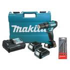 Parafusadeira/Furad Impacto Makita 12v Hp333dwye com 2 baterias