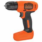 Parafusadeira Furadeira À Bateria 3/8 (10mm) 8v Black &amp Decker Bivolt Com Carregador Ld008