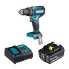 Parafusadeira Furadeira de Impacto 1/2' 18V Bl DHP485Z + Carregador 14.4/18V DC18SD + Bateria 18V 5.0Ah BL1850B - Makita