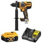 Parafusadeira Furadeira DeWALT Dcd999 Brushless Advantage, Bat DCB205 5Ah, Carregador DCB107 110v
