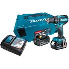 Parafusadeira/Furadeira Impacto 1/2 Bat 18V Makita Dhp485Rfj