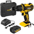 Parafusadeira Furadeira Impacto 18V 1/2 POL com Bateria e Carregador Bivolt VONDER