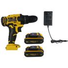 Parafusadeira Furadeira Sem Fio de 10mm 3/8 24V Bivolt Lítio Alta Potência Com Maleta + Bateria Extra - Gorillaz