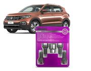 Parafuso Antifurto Trava Porca De Rodas Vw T Cross Nivus TAOS AUDI TIGUAN POLO CROMADO SEGURO CONTRA ROUBO E REMOÇÃO IMPORTADO ORIGINAL RESISTENTE