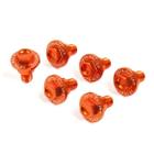 Parafuso Kit Protetor Garfo Zeta Ktm/Husq. - 6 Pcs - Laranja