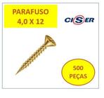 Parafuso Madeira Chata Phillips 4,0 x 12 - Fixer