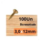 Parafusos Com Buchas Kit Com 100 Unidades Phs3,0x12mm