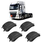 Paralama tração central caminhão daf cf xf c/ presilhas ( kit c/ 4 peças ) - RODOPLAST