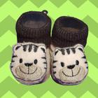 Pares de Meias Infantil Bebê Pantufa 3D Bichinho Meia Recém Nascido/Menina/Menino RN