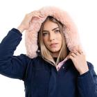 Parka Dupla Face Feminina Casaco De Frio Intenso P/ Neve